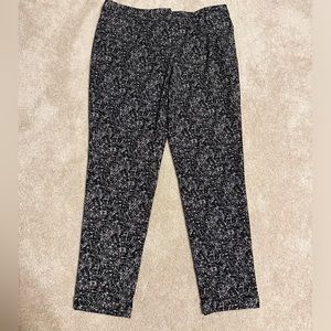 Black and white pants